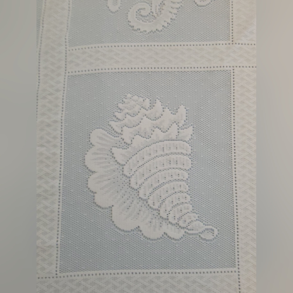 Lace Shower Curtain With Ocean Theme - Picture 6 of 9